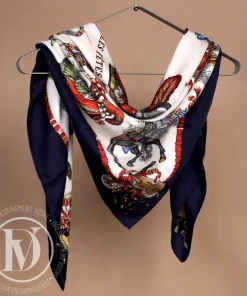 Carré 90 Les fêtes du roi soleil en soie – Hermès